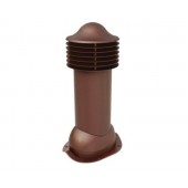 Труба вентиляционная для металлочерепицы 110мм, 550мм утепленная  Viotto шоколад