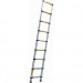 Лестница телескопическая алюминиевая  9 ступеней