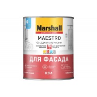 Краска MARSHALL Maestro фасадная BW 0,9л