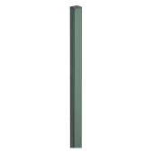 Столб для 3Д забора 60х40х1,2мм 2,5м RAL6005 Зеленый мох