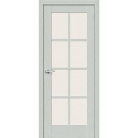Дверь Прима-11.1 Grey Wood / CT-Magic Fog Эко Шпон