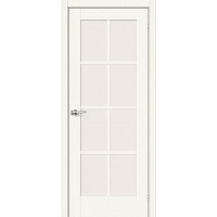 Дверь Прима-11.1 White Wood / CT-Magic Fog Эко Шпон
