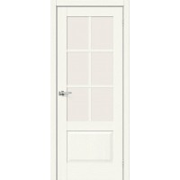 Дверь Прима-13.0.1 White Wood / CT-Magic Fog Эко Шпон 