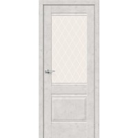 Дверь Прима-3 Look Art / CT-White Crystal Эко Шпон