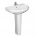 Умывальник с пьедесталом Вест ЛОТОС белый