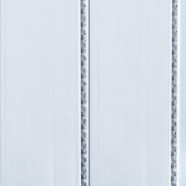 Панель ПВХ Потолочная 2-секционная 3х0,24х8мм Люкс серебро Кантри