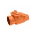 Обратный клапан ПВХ 50 рыжий