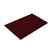 Плоский лист 0,4  2х1,25 Красное вино PE-foil RAL3005