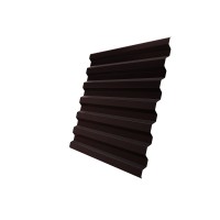 Профнастил GRAND LINE С21R 0,4 2,5м (RAL 8017 шоколад) 