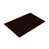 Плоский лист 0,4  2х1,25 Темно-коричневый PE-foil RR32