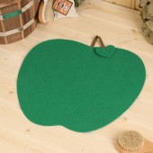 Коврик банный "Яблочко" зеленый 9519899