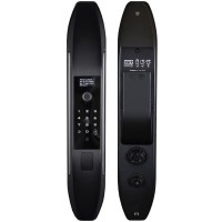 Биометрический врезной дверной замок Smart lock Black