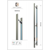 Арт. 50х25 Inox Premium , L-1800 мм