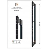 Арт. 60х30 HPL Premium Marble Black, L-2000 мм