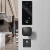 Электромоторный замок с биометрической панелью с Face ID