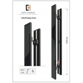 Арт. 125х35 Glass Facet Premium, L-1800 мм