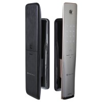 Электронный дверной замок Solity GP-4000BK DARK SILVER с отпечатком пальца