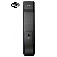 Врезной электронный дверной замок Kaadas K9-5W Black с отпечатком пальца