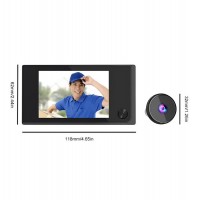 Видеоглазок Лайт МАХ Black