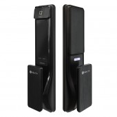 Врезной электронный дверной замок Solity GSP-2000BK BLACK с отпечатком пальца