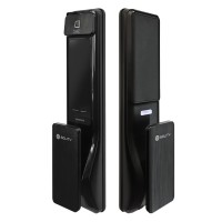 Врезной электронный дверной замок Solity GSP-2000BK BLACK с отпечатком пальца
