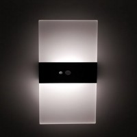 Светодиодный накладной светильник с датчиком движения Style Black