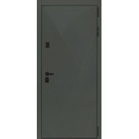 Стальная дверь «Vertu» с зеркалом (адаптивная замковая часть).